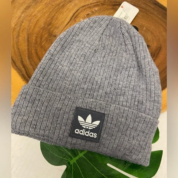 adidas | Accessories | Adidas Grey Heather Knit Ribbed  display picture 1